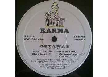 Karma ‎– Getaway - LP/Vinile