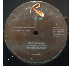 Kathy Barnes ‎– Body Talkin' - LP/Vinile