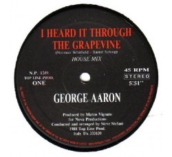 George Aaron ‎– I Heard It Through The Grapevine - LP/Vinile