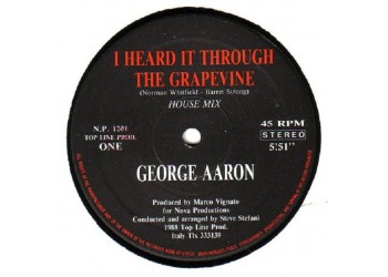 George Aaron ‎– I Heard It Through The Grapevine - LP/Vinile