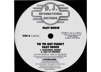 Fast Eddie ‎– Yo Yo Get Funky - LP/Vinile