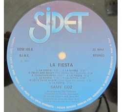 Samy Goz ‎– La Fiesta Hot Medley - LP/Vinile