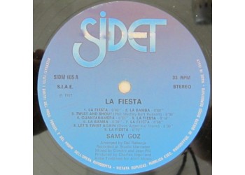 Samy Goz ‎– La Fiesta Hot Medley - LP/Vinile