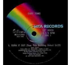 Gary Toms ‎– Turn It Out / Hurricane - LP/Vinile
