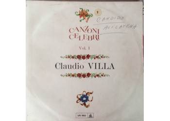 Claudio Villa - Canzoni Celebri Vol. , Vinyl, LP, 