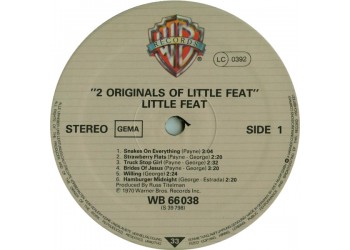 Little Feat ‎– 2 Originals Of Little Feat