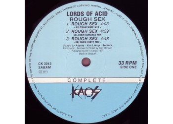 Lords Of Acid ‎– Rough Sex