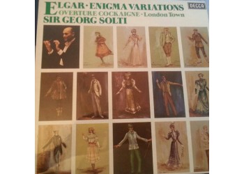 Sir Edward Elgar, The Chicago Symphony Orchestra, The London Philharmonic Orchestra, Georg Solti ‎– Enigma Variations, Overture Cockaigne - London Town