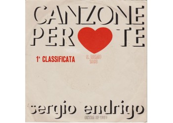 Sergio Endrigo ‎– Canzone Per Te