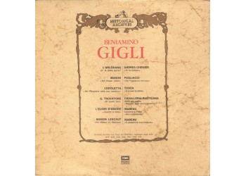 Beniamino Gigli ‎– Beniamino Gigli - LP/Vinile