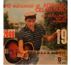 Adriano Celentano Con Giulio Libano ‎– 20 Successi - Reissue LP, Album 1964