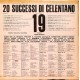 Adriano Celentano Con Giulio Libano ‎– 20 Successi - Reissue LP, Album 1964