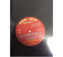 Paul Jays ‎– Desire - 12" Singles