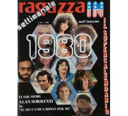 Ragazza In / Calendario 1980 / Contiene POSTER  vari artisti cm75x48