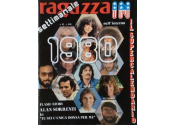 Ragazza In / Calendario 1980 / Contiene POSTER  vari artisti cm75x48