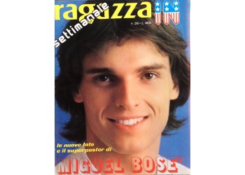 Ragazza In / Miguel Bosè / Contiene POSTER di Miguel Bosè cm75x48