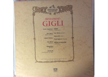 Beniamino Gigli - Compilation - Serse, Agnus Dei, Ave Maria..  LP/Vinile  