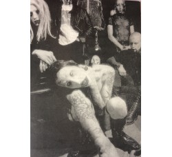 Marilyn Manson - Cartolina Bianco e Nero 