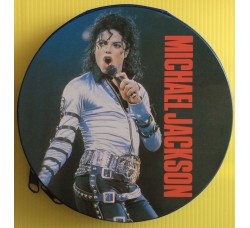 VINTAGE Porta CD in metallo modello Michael Jackson, contiene 24 CD-DVD 