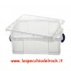 REALLY USEFUL - Box L18 Contenitore Antiurto in PVC trasparente per  93 CD / 44 DVD 