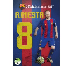 A. Iniesta - Barcelona Official Calendario  2017