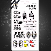 Juventus Puffy Stickers Players Bianco