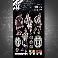 Juventus Puffy Stickers Players Nero