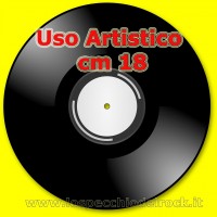 Dischi Vinili per Uso Artistico  formato 7" diametro cm 18.00 