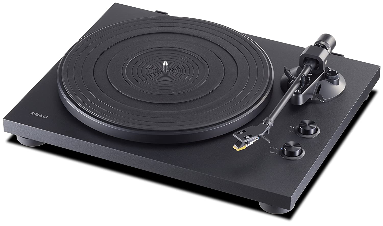 Tappetino Giradischi Antiscivolo In Pelle Nera – Spessore 2mm, Diametro 12″ Universale